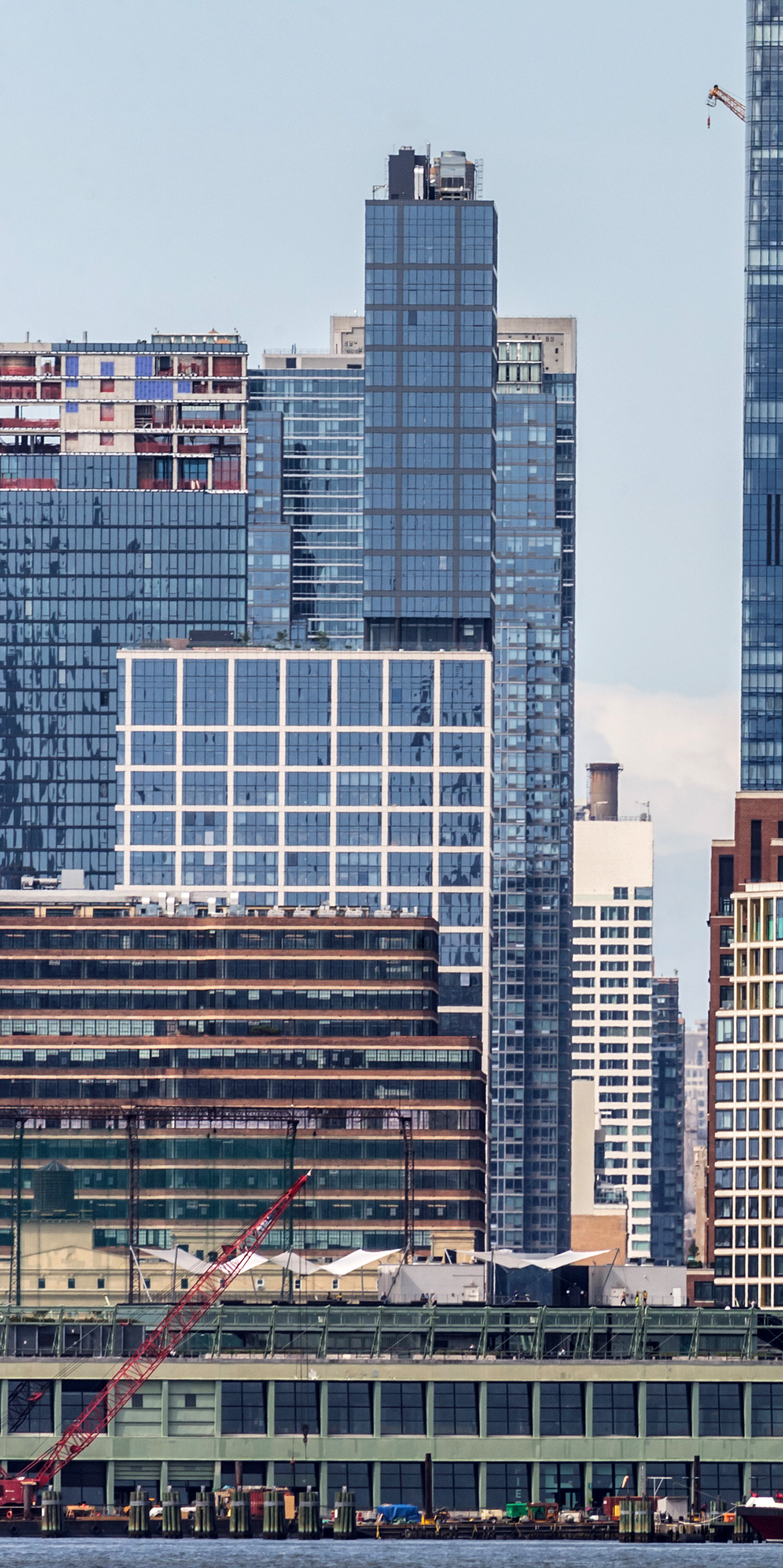 Block 675 Tower A, New York City - View from Jersey City. © Mathias Beinling